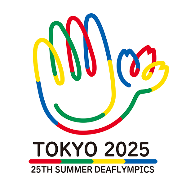 第25回夏季デフリンピック競技大会 東京2025 エンブレム